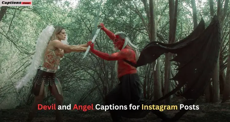 Devil and Angel Captions for Instagram Posts