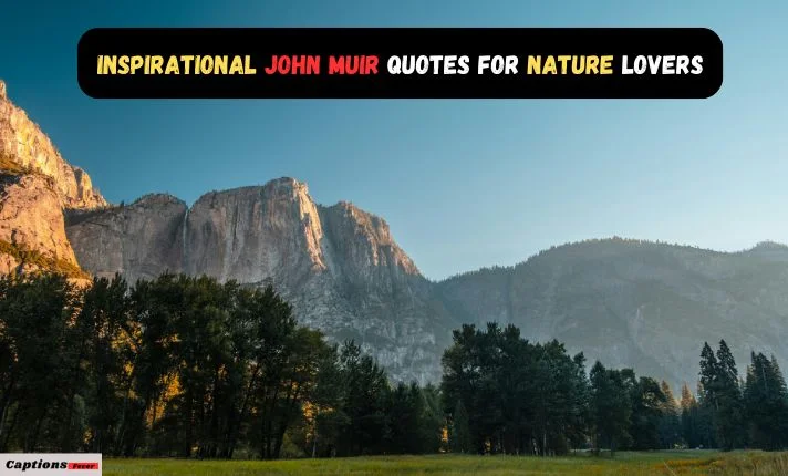 Inspirational John Muir Quotes for Nature Lovers